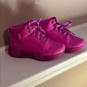 Skechers ReMix Light up Fuchsia High-Top Sneakers